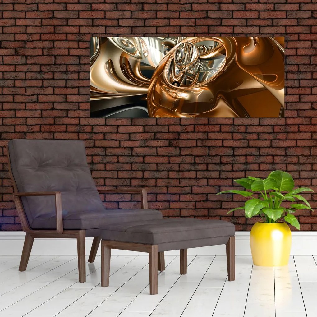 Tablou cu abstracție (120x50 cm)