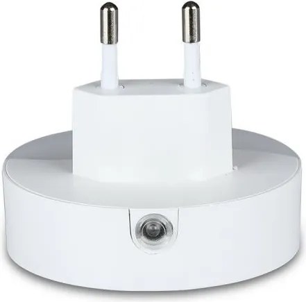 Lampa de veghe rotunda cu senzor si USB, chip Samsung, 0.45W, lumina calda (3000K), 2A, V-TAC