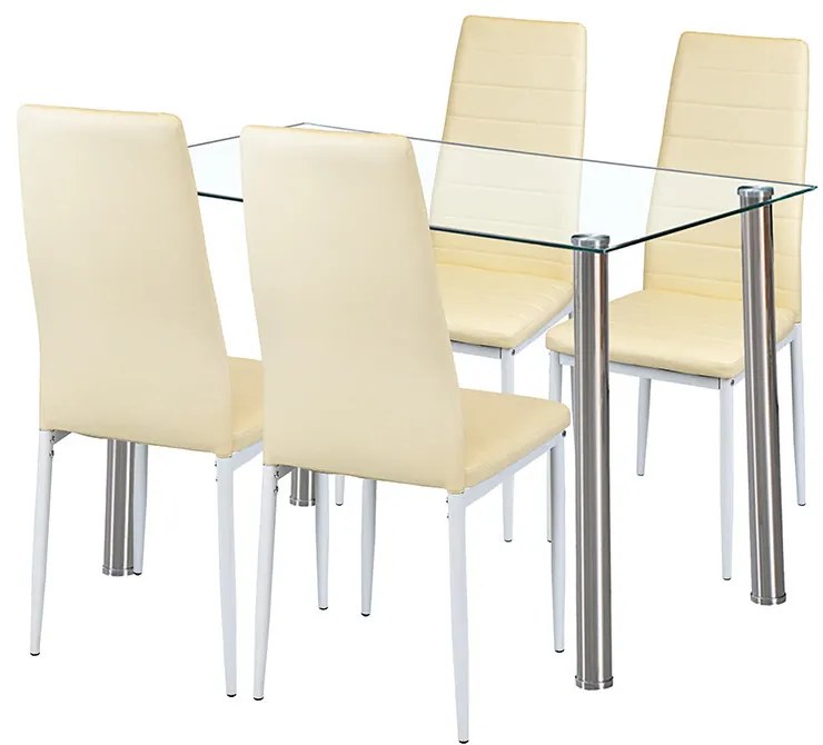 Nolen 4+1 set de sufragerie bej