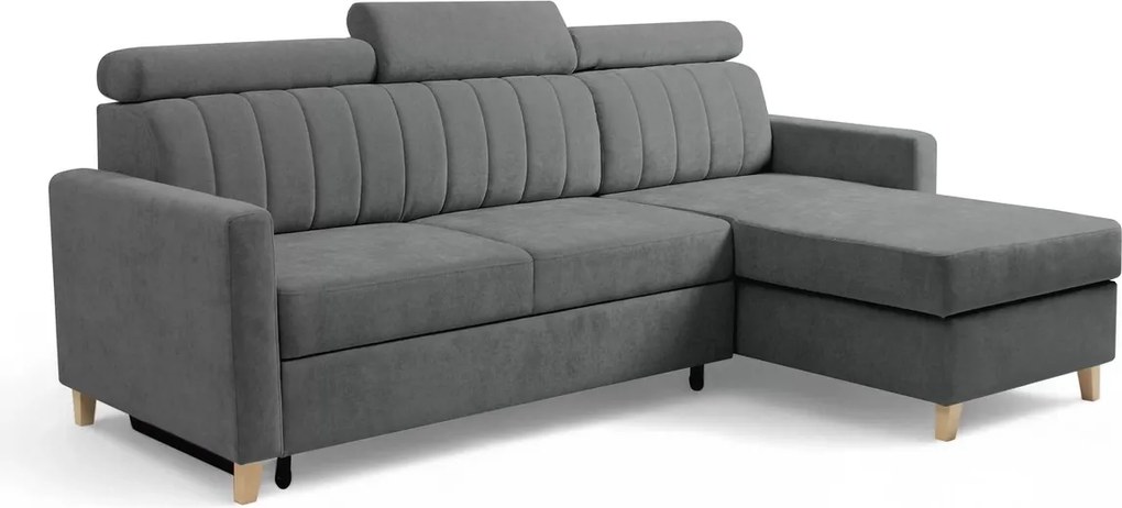 Colțar extensibil Vario universal dreapta/stânga - șenilă gri Wind 89