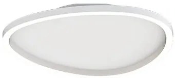 Plafoniera LED dimabila design slim Josie alba 40cm