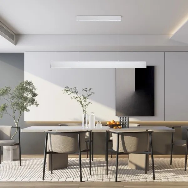 Lustră LED dimabilă pe cablu Brilagi SLIMLINE LED/40W/230V 3000-6000K alb + telecomandă