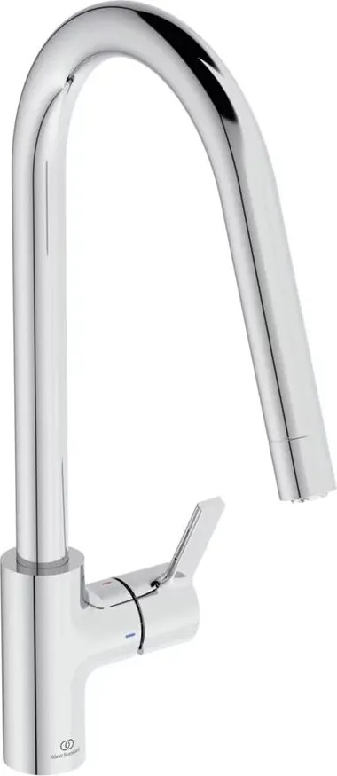 Baterie bucatarie Ideal Standard Gusto pentru presiune scazuta crom lucios