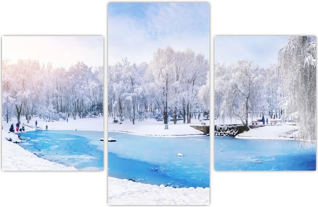 Tablou - Lac de gheață (90x60 cm)