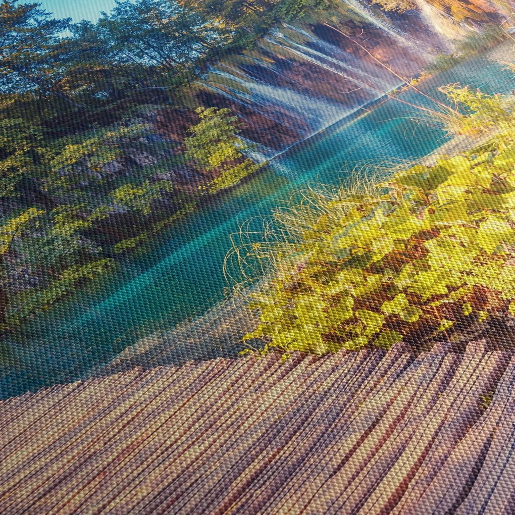 Tablou - Lacurile Plitvice, Croația (120x50 cm)