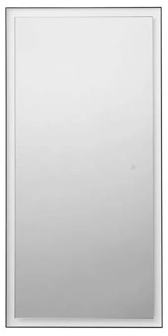 Oglinda baie de perete sau podea cu iluminat LED IP44 Adon, 75x150cm