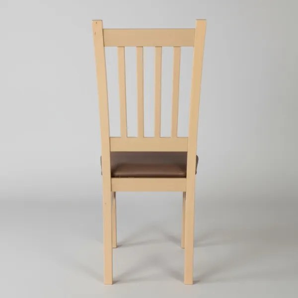 Scaun de sufragerie SIMON fag/maro închis