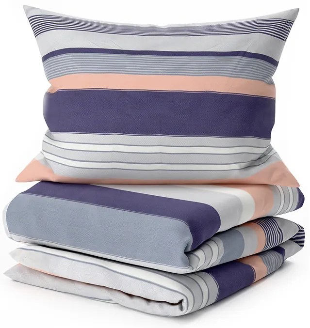 Lenjerie de pat din bumbac gri, NABON