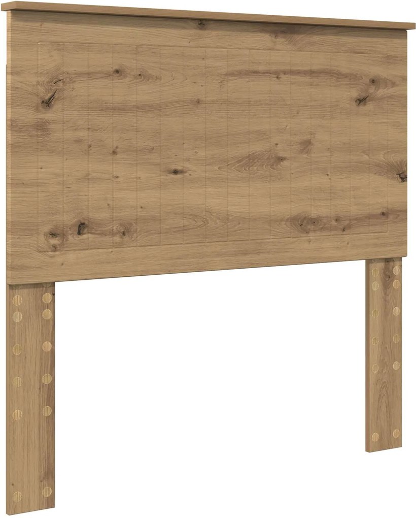 vidaXL Tăblie cap cu headboard Stejar Artizanal 100 cm Lemn compozit