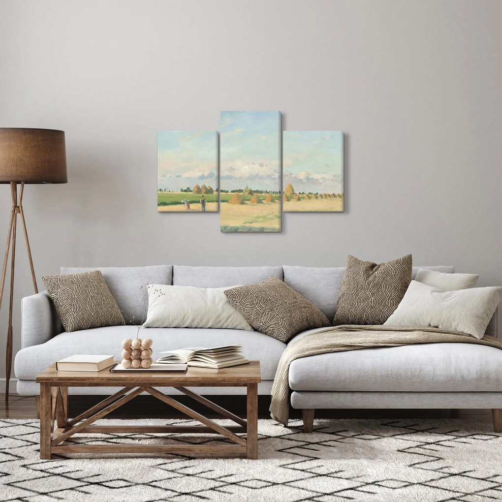 Tablou - Camille Pissarro, Landscape, Ile de France, reproducere (90x60 cm)