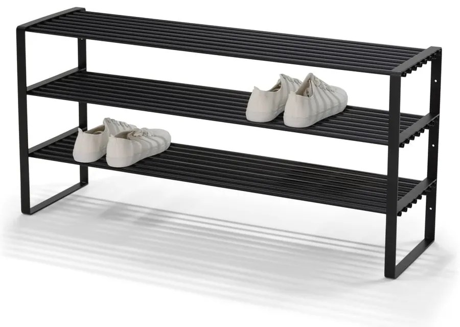 Pantofar negru din metal 100x48,5x29 cm Rex – Spinder Design