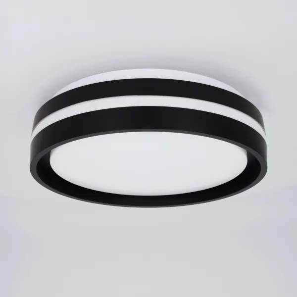 Brilagi - Plafonieră LED NAOMI, 24W, 230V, Ø 28,5 cm, negru