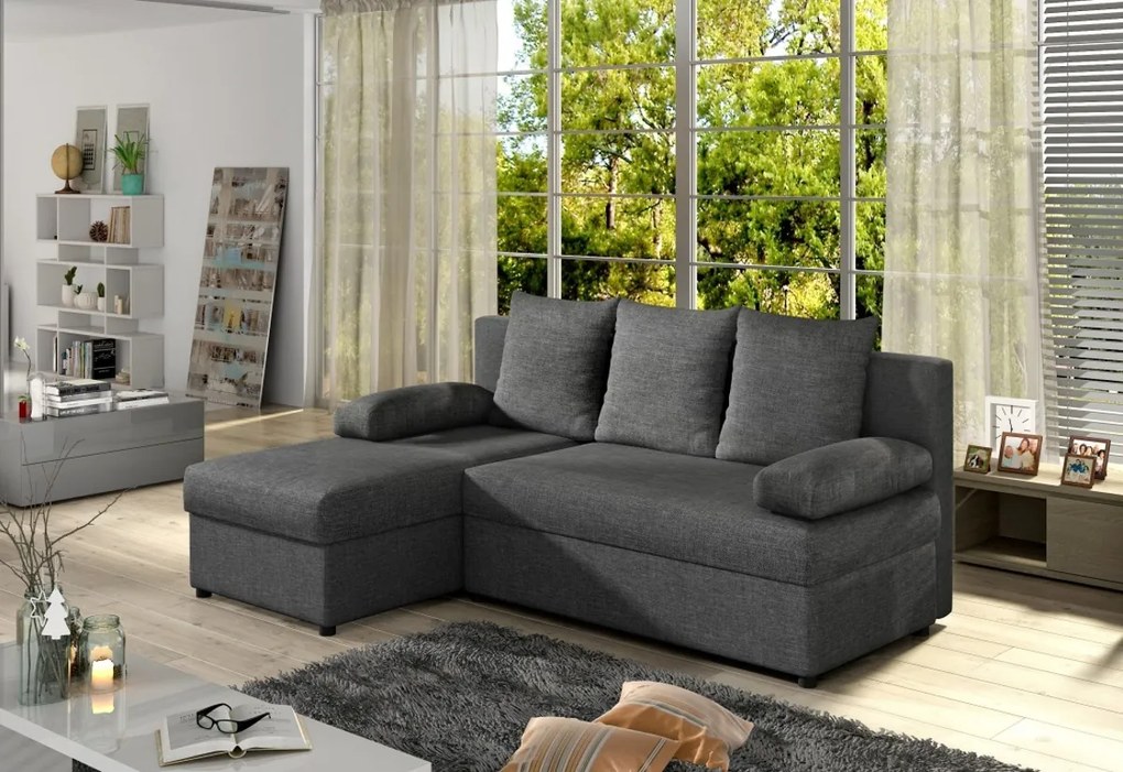 Supermobel Colțar extensibil GINO, 206x90x146, sawana 14