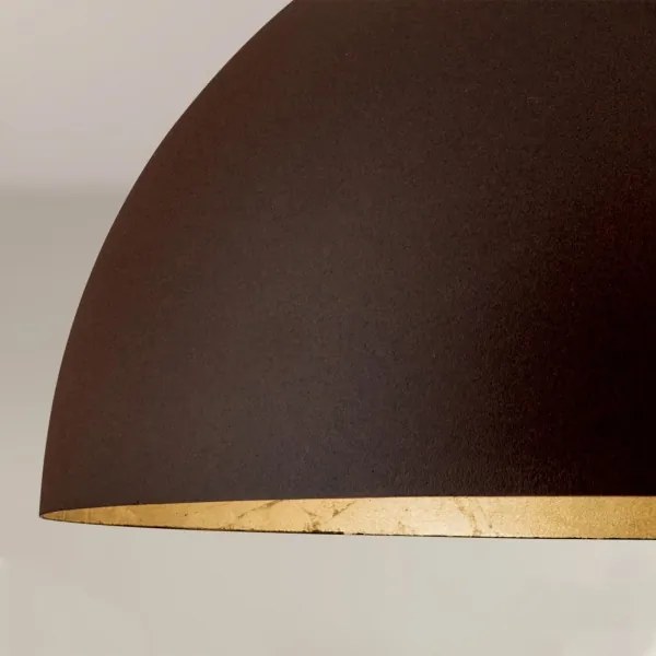 Lustră pe cablu Orion HL 6-1623/1 ELIANO 1xE27/60W/230V d. 50 cm maro/auriu