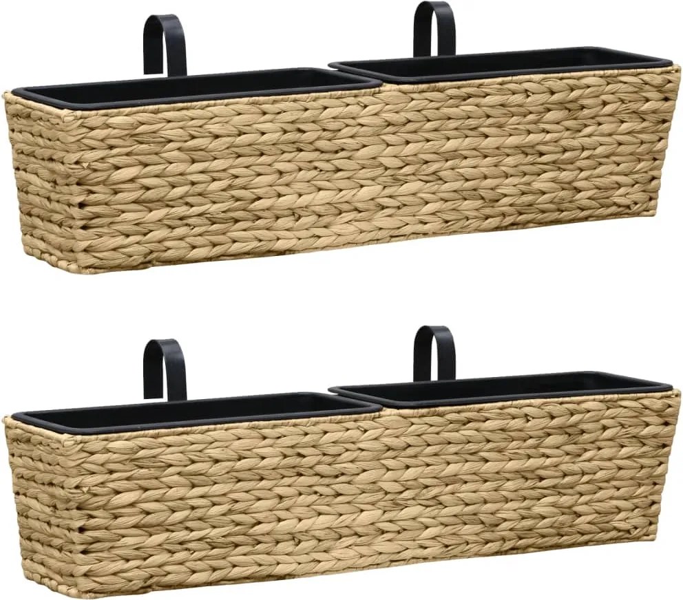 vidaXL Jardiniere, 2 buc., zambilă de apă