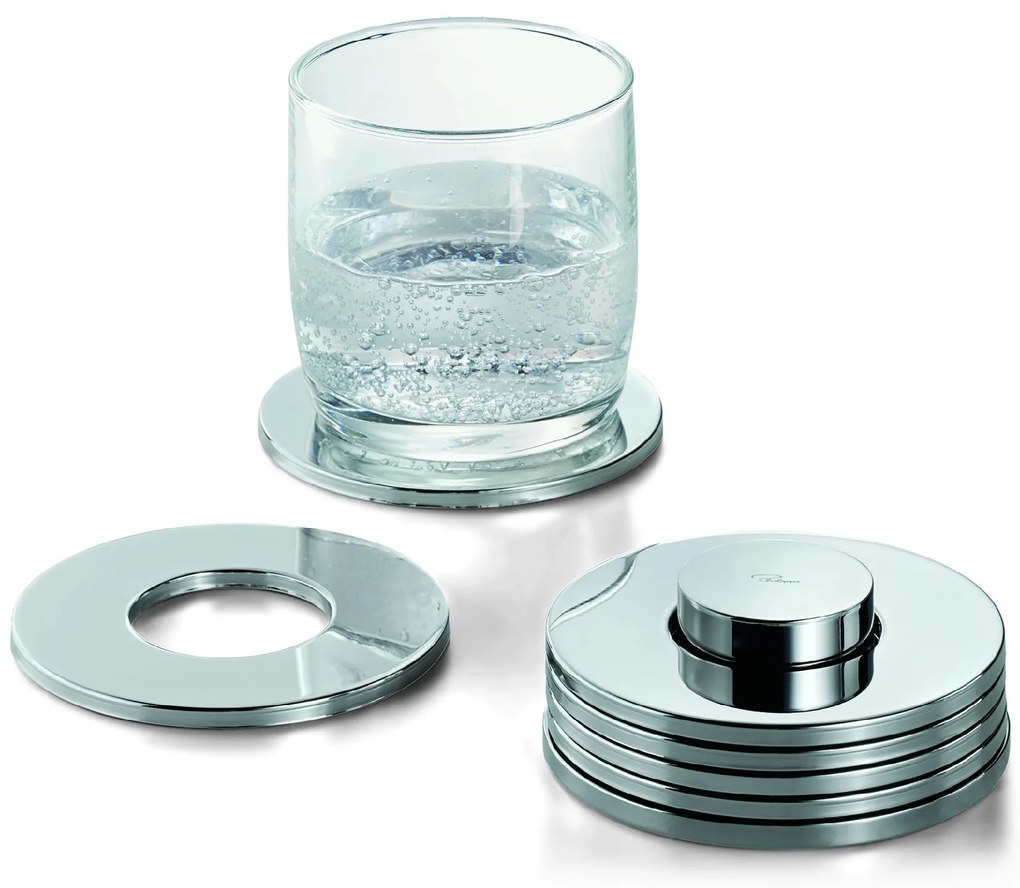 Suport metalic pentru pahare "Rings", set 7 buc - Philippi