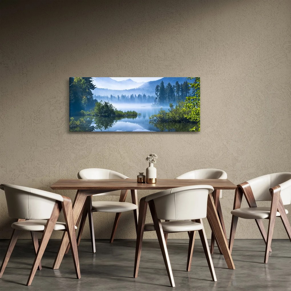 Tablou cu lac montan (120x50 cm)
