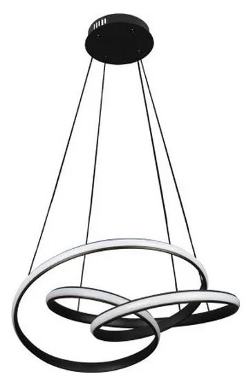 Lustră LED dimabilă pe cablu, 85W/230V, 3000-6500K, Ø 49 cm + telecomandă