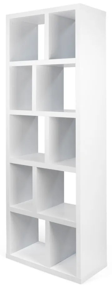 Bibliotecă TemaHome Berlin, 70 x 198 cm alb