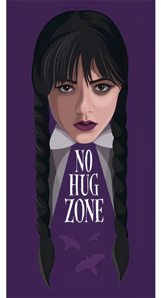Wednesday No Hug prosop de baie, prosop de plajă 70x140cm
