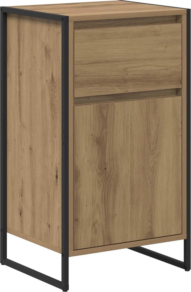 vidaXL Bufet Stejar artizanal 43 x 36 x 75,5 cm Lemn compozit