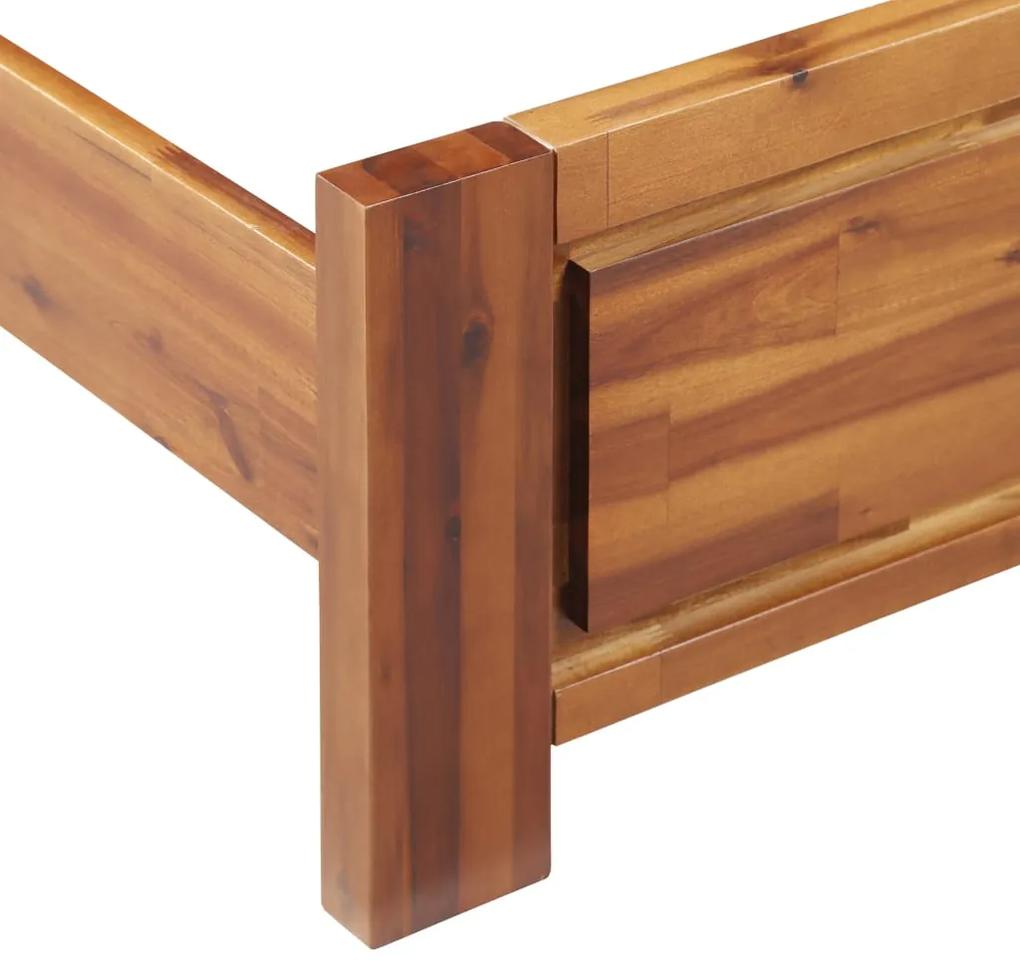 Cadru de pat, 160 x 200 cm, lemn masiv de acacia 160 x 200 cm