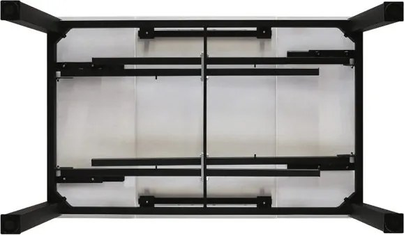 Masă ceramică extensibilă Clara 110/70 cm +2 extensii de 30 cm