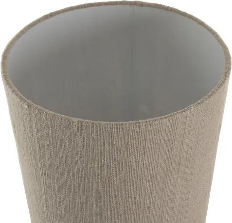 Lampă de masă natur, din lemn de tec si metal, "Naro"