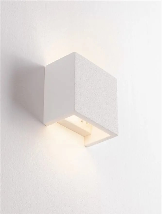 Aplica de perete ambientala din ghips SENSIA alb