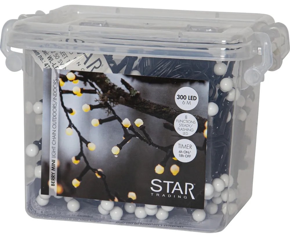 Șirag luminos pentru exterior cu LED Star Trading Berry Mini, lungime 6 m