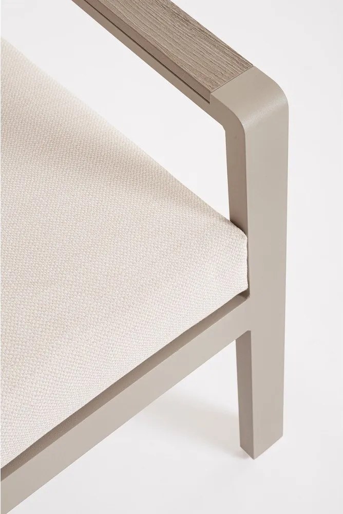 Set mobilier de grădină bej din aluminiu pentru 5 persoane Elna – Bizzotto