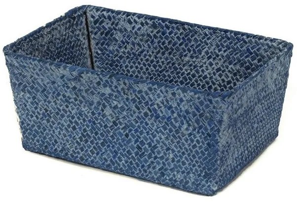 Coș tricotat compactor 30 x 20 x 13 cm, maro deschis