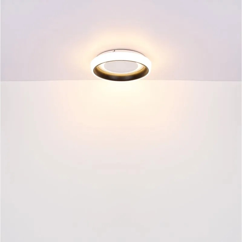 Plafoniera LED cu telecomanda design modern Tabano negru mat