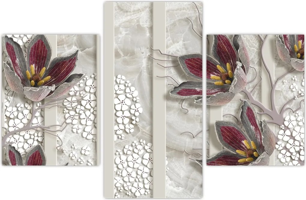 Tablou - Flori decorative (90x60 cm)