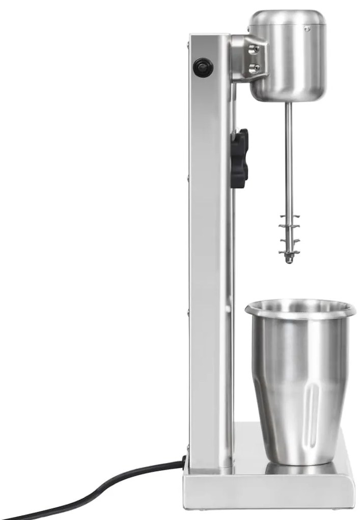 Mixer de milkshake cu 2 vase, otel inoxidabil, 2 L 2 L (2 mixere)