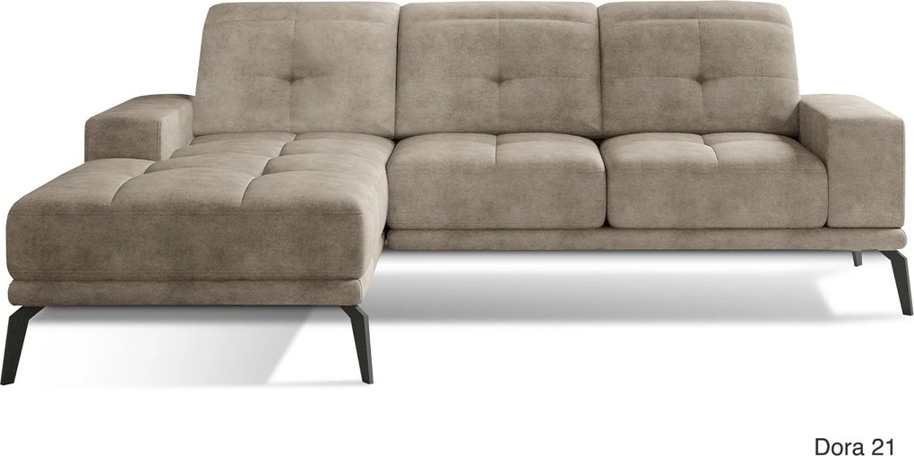 Colțar lemn masiv Fix Bellaire 265x175cm Personalizabil