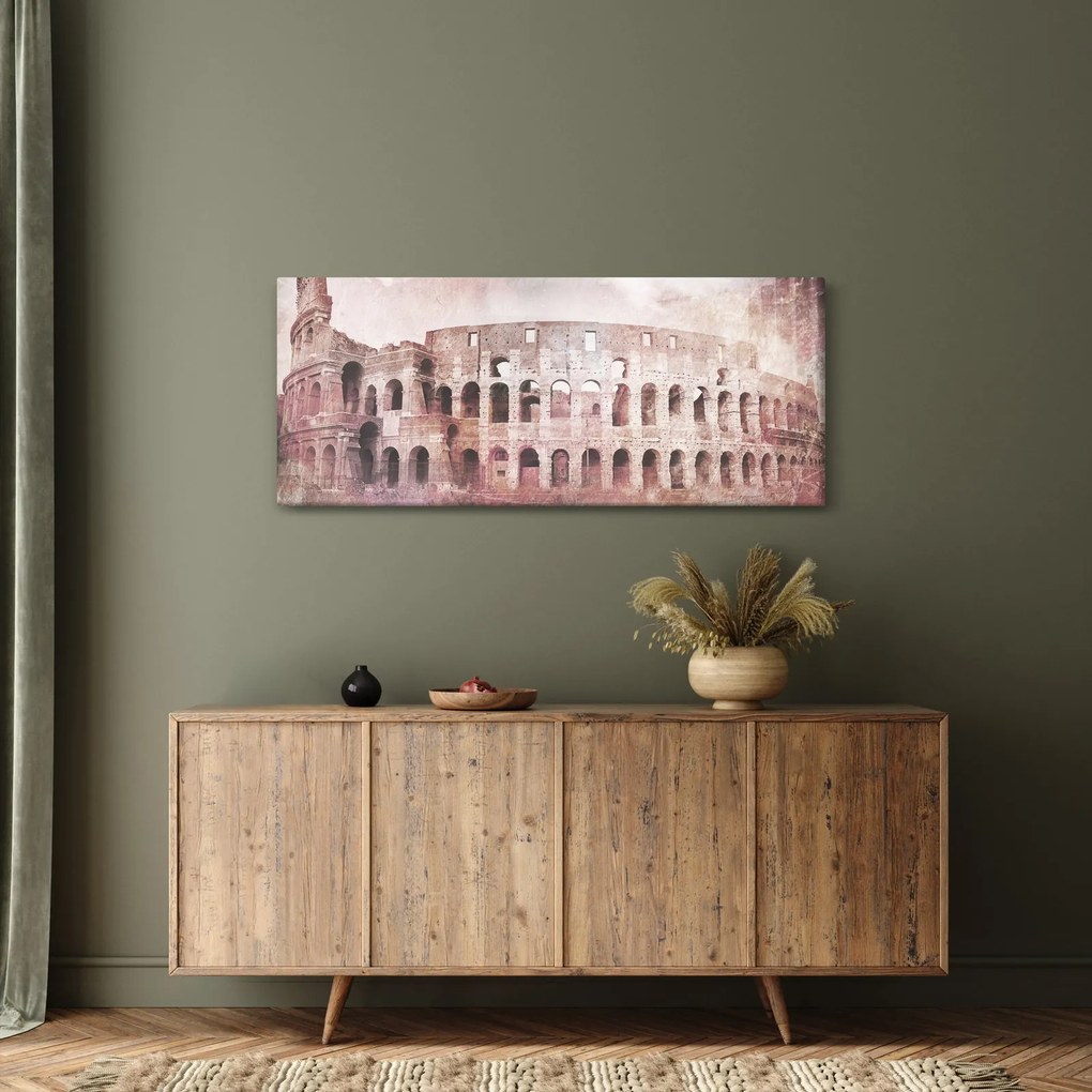 Tablou - Carte poștală de epocă a orașului N⁰2 (120x50 cm)