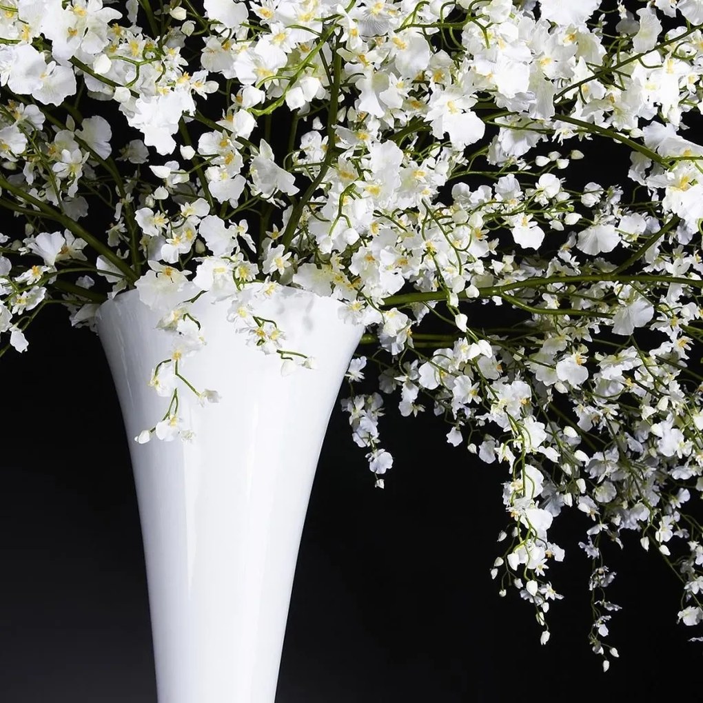 Aranjament floral inalt design LUX SAYONARA white, 190cm 1141161.95