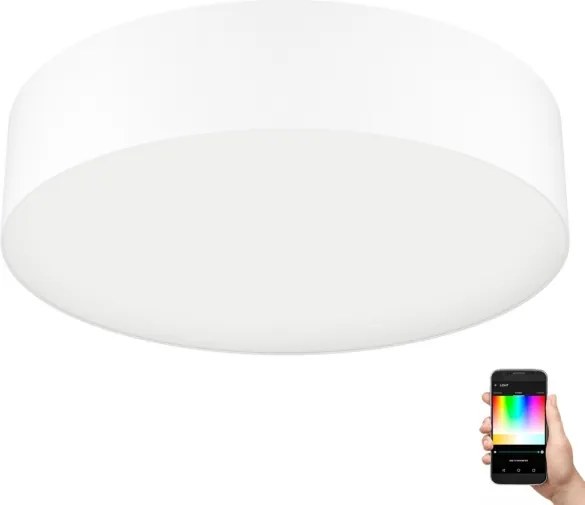 Eglo 31766 - LED RGBW plafonieră cu dimmer ROMAO-Z LED/35W/230V Ø 57 cm alb