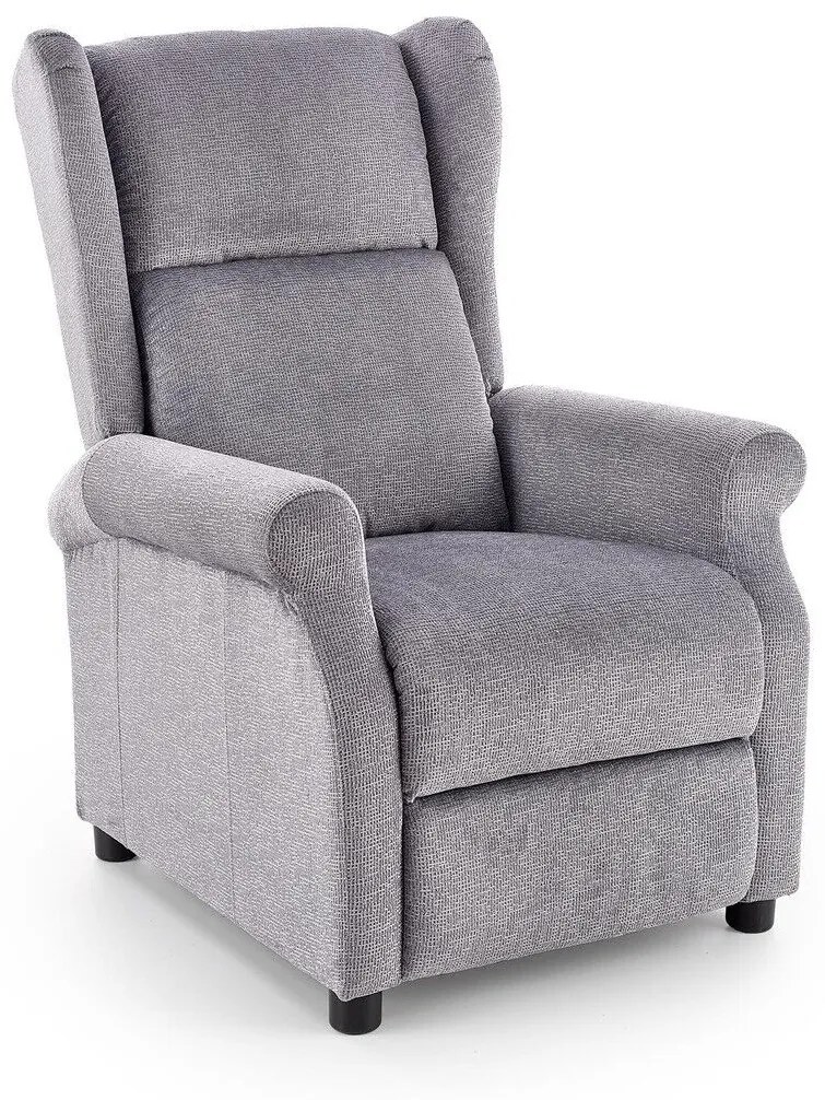 Fotoliu recliner Houston 1029107x75x92cm, 33 kg, Gri, Tapiterie