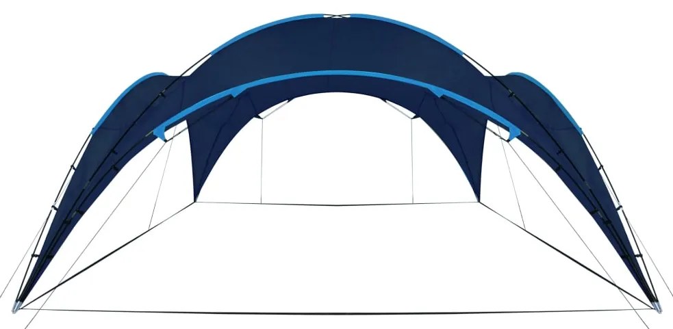 vidaXL Cort de petrecere cu arcadă, albastru închis, 450x450x265 cm