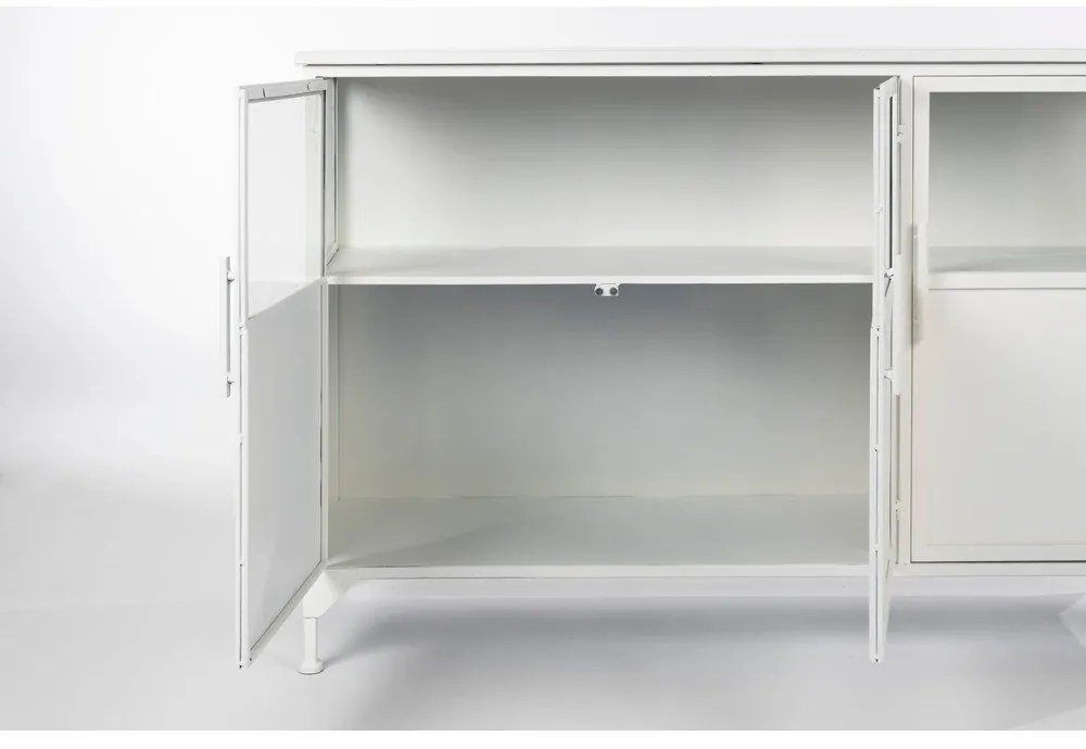 Vitrină albă din metal Miya – White Label