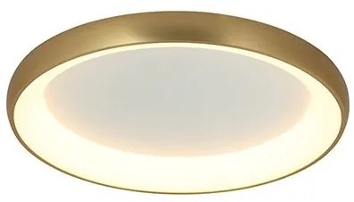 Plafoniera LED dimabil design modern Virun auriu periat