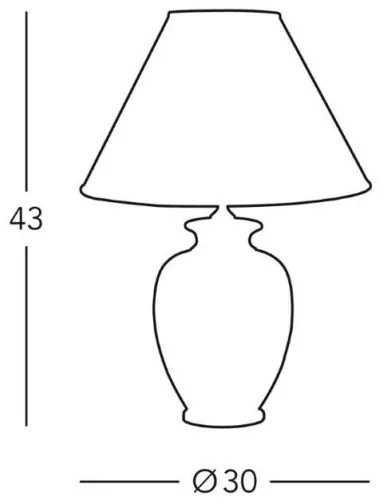 Kolarz 0014.73 - Lampă de masă GIARDINO 1xE27/100W/230V