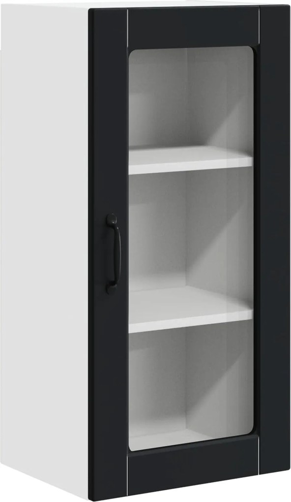 vidaXL Dulap de bucătărie Negru 40 x 31 x 80 cm Lemn compozit