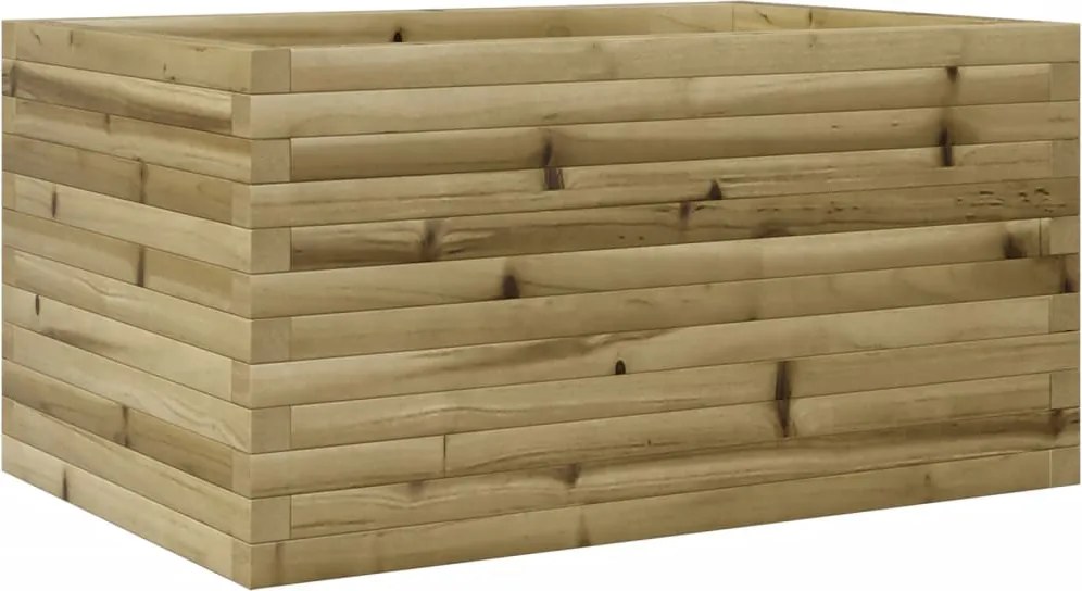 vidaXL Jardinieră de grădină, 90x60x45,5 cm, lemn de pin impregnat