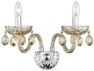 Aplica clasica cristal 2 becuri E14 Zeno 71231403 Nova Luce