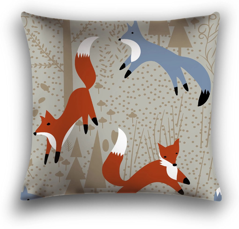 Husa de perna decorativa RED FOX 40x50 cm, maro