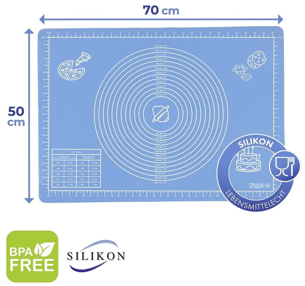 Covoraș pentru copt din silicon 50x70 cm – Maximex