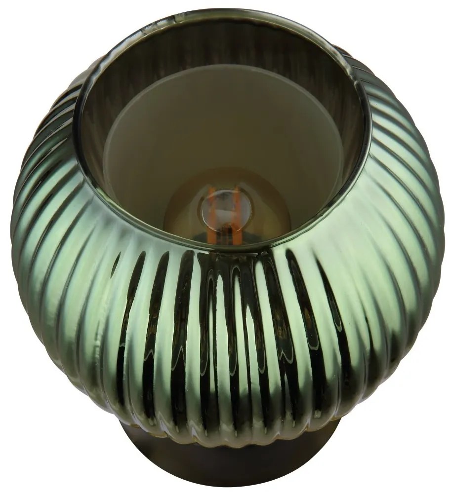 Veioza/Lampa de masa design modern ZUMBA negru/verde